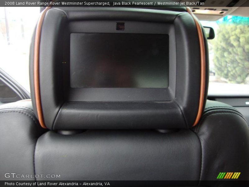 Java Black Pearlescent / Westminster Jet Black/Tan 2008 Land Rover Range Rover Westminster Supercharged
