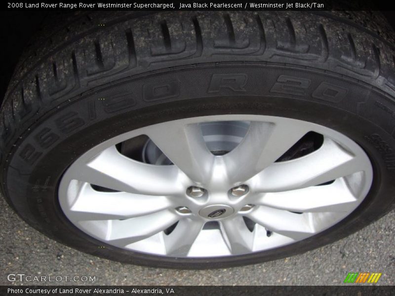 Java Black Pearlescent / Westminster Jet Black/Tan 2008 Land Rover Range Rover Westminster Supercharged