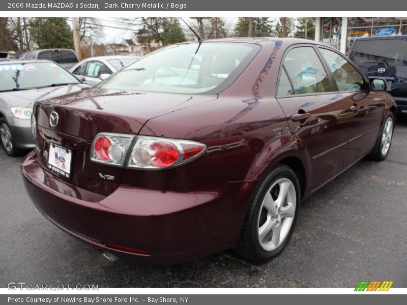 Dark Cherry Metallic / Beige 2006 Mazda MAZDA6 s Sedan