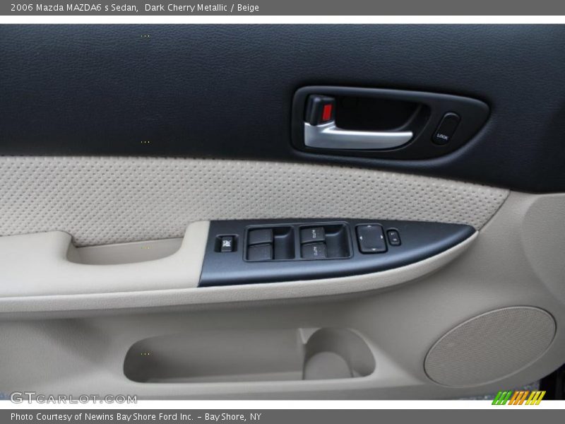 Dark Cherry Metallic / Beige 2006 Mazda MAZDA6 s Sedan
