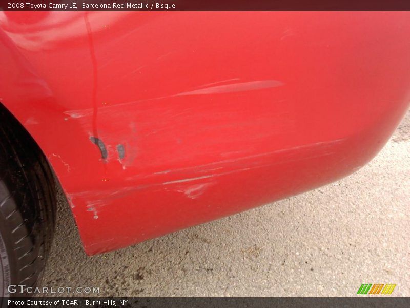 Barcelona Red Metallic / Bisque 2008 Toyota Camry LE