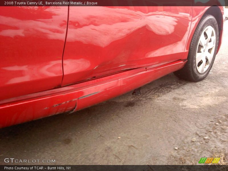 Barcelona Red Metallic / Bisque 2008 Toyota Camry LE