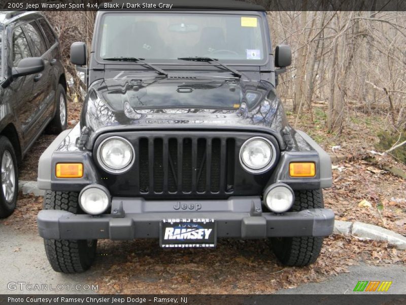Black / Dark Slate Gray 2005 Jeep Wrangler Sport 4x4