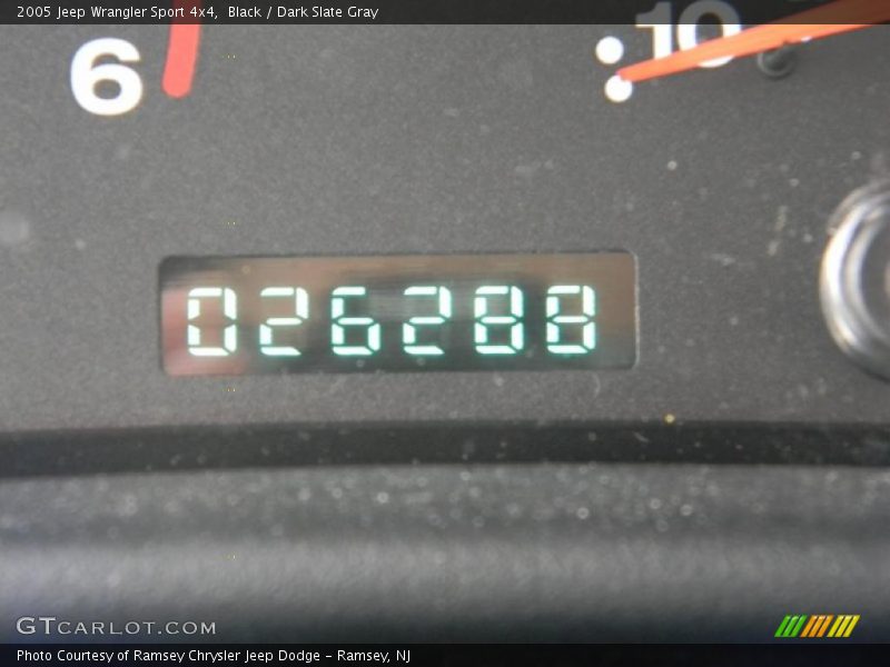 Black / Dark Slate Gray 2005 Jeep Wrangler Sport 4x4