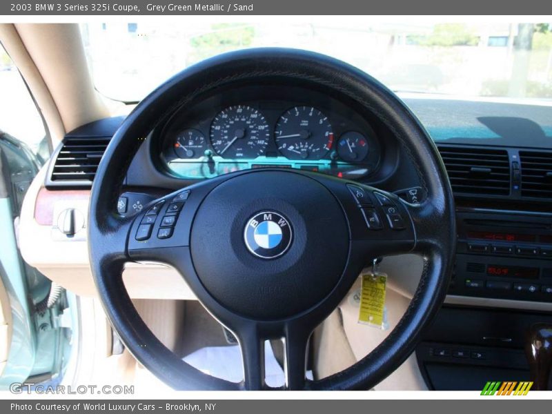 Grey Green Metallic / Sand 2003 BMW 3 Series 325i Coupe