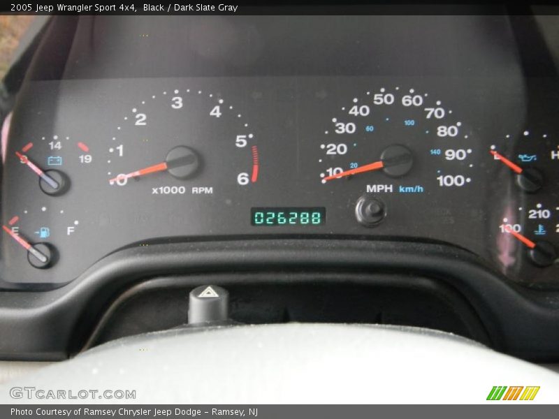 Black / Dark Slate Gray 2005 Jeep Wrangler Sport 4x4