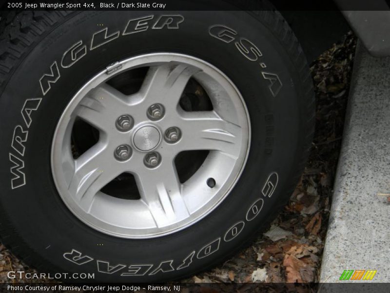 Black / Dark Slate Gray 2005 Jeep Wrangler Sport 4x4