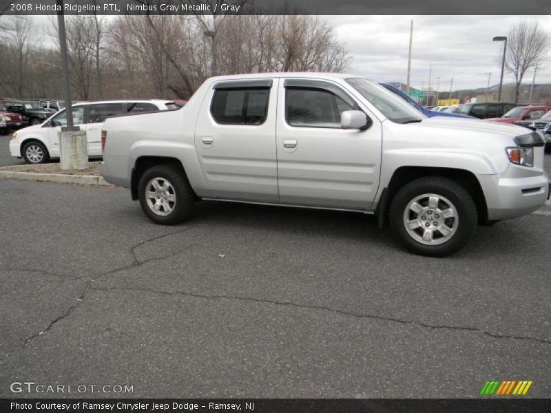 Nimbus Gray Metallic / Gray 2008 Honda Ridgeline RTL