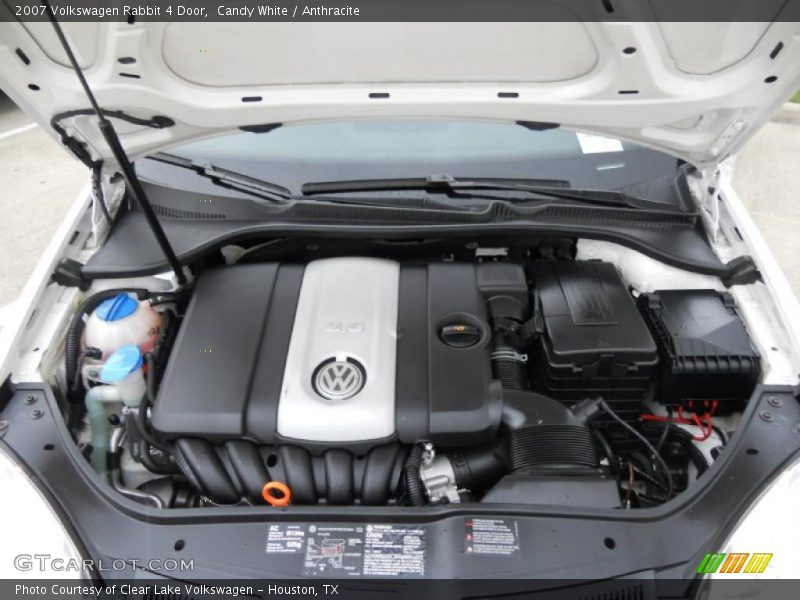  2007 Rabbit 4 Door Engine - 2.5L DOHC 20V Inline 5 Cylinder