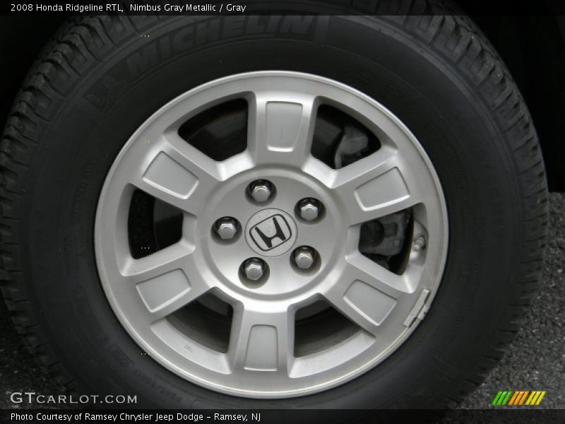 Nimbus Gray Metallic / Gray 2008 Honda Ridgeline RTL