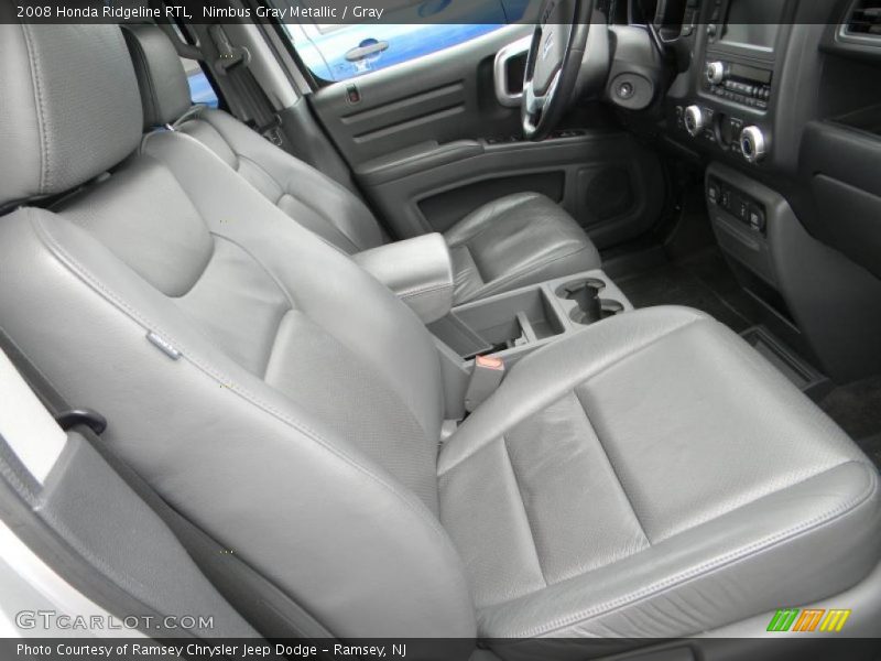 Nimbus Gray Metallic / Gray 2008 Honda Ridgeline RTL