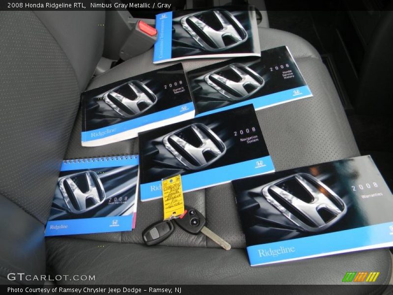 Nimbus Gray Metallic / Gray 2008 Honda Ridgeline RTL