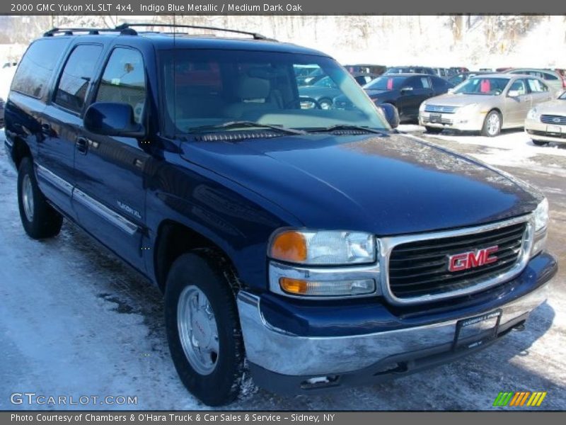 Indigo Blue Metallic / Medium Dark Oak 2000 GMC Yukon XL SLT 4x4