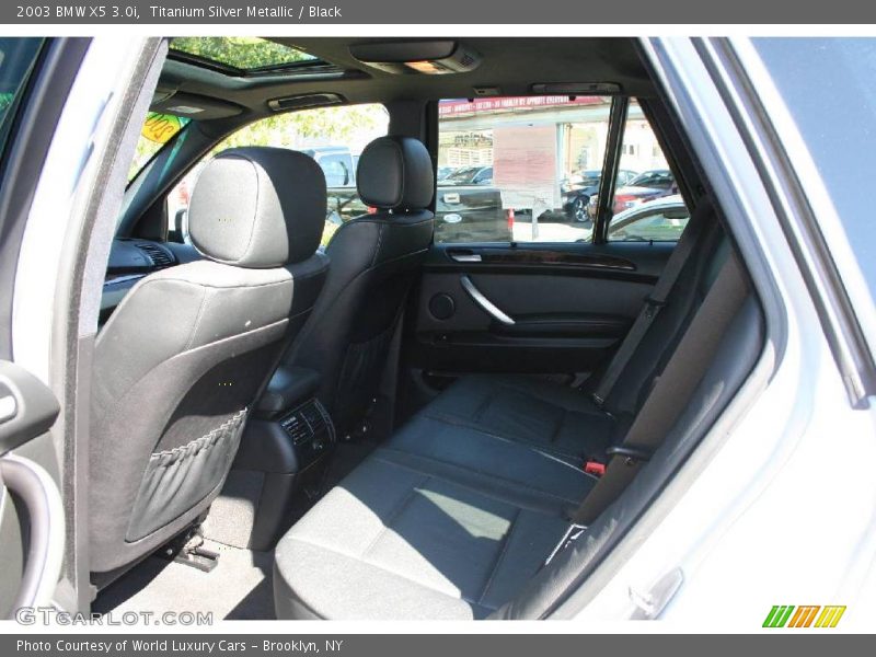 Titanium Silver Metallic / Black 2003 BMW X5 3.0i