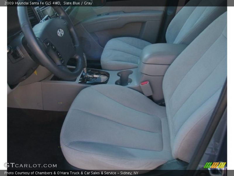 Slate Blue / Gray 2009 Hyundai Santa Fe GLS 4WD