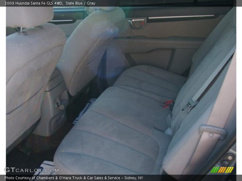 Slate Blue / Gray 2009 Hyundai Santa Fe GLS 4WD