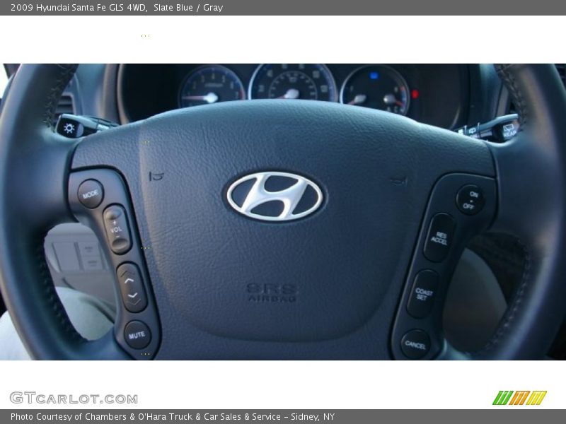 Slate Blue / Gray 2009 Hyundai Santa Fe GLS 4WD