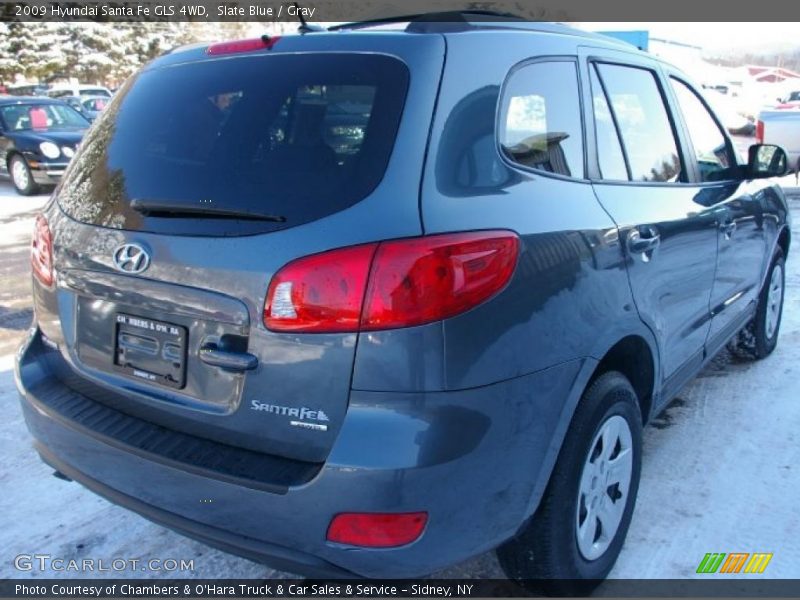 Slate Blue / Gray 2009 Hyundai Santa Fe GLS 4WD