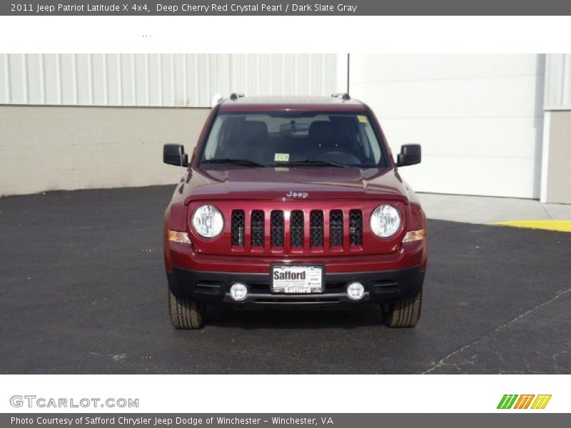 Deep Cherry Red Crystal Pearl / Dark Slate Gray 2011 Jeep Patriot Latitude X 4x4