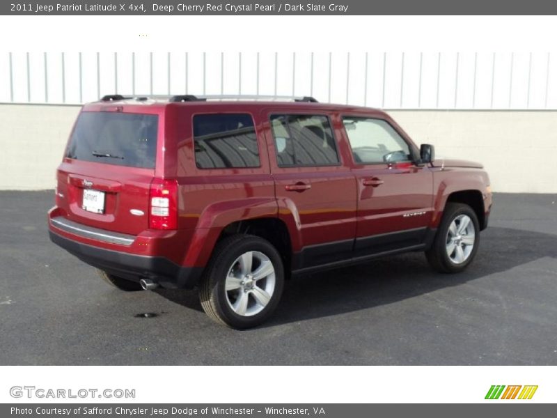  2011 Patriot Latitude X 4x4 Deep Cherry Red Crystal Pearl