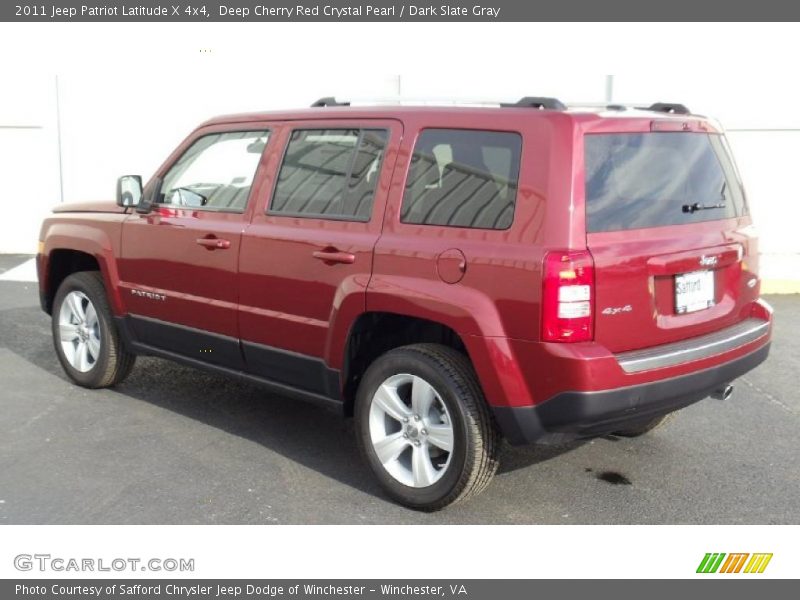  2011 Patriot Latitude X 4x4 Deep Cherry Red Crystal Pearl