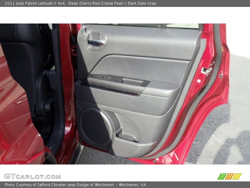 Deep Cherry Red Crystal Pearl / Dark Slate Gray 2011 Jeep Patriot Latitude X 4x4