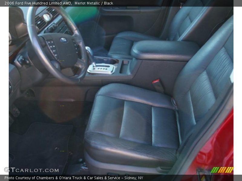 Merlot Metallic / Black 2006 Ford Five Hundred Limited AWD