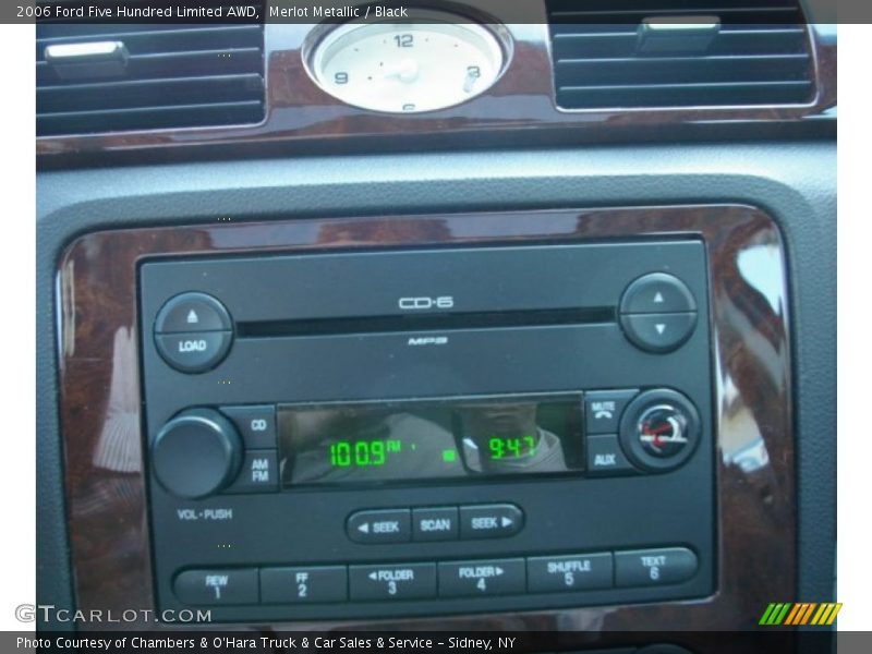 Merlot Metallic / Black 2006 Ford Five Hundred Limited AWD