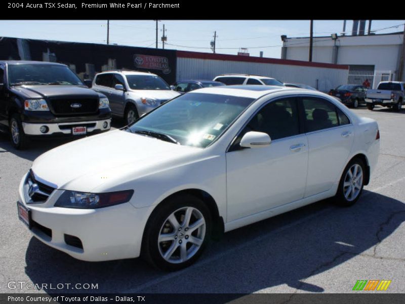 Premium White Pearl / Parchment 2004 Acura TSX Sedan