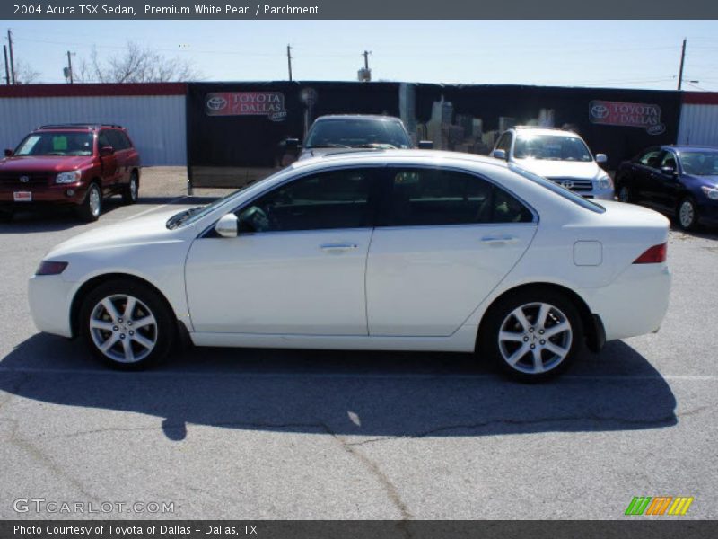 Premium White Pearl / Parchment 2004 Acura TSX Sedan