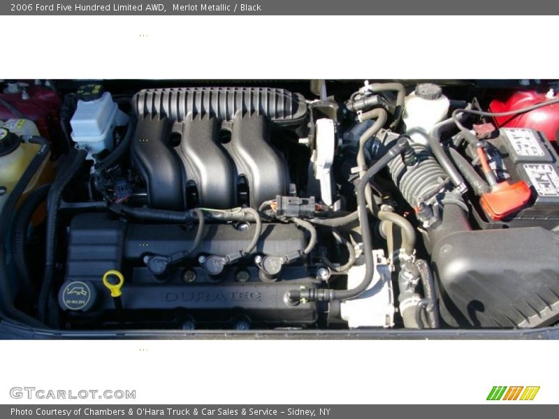 Merlot Metallic / Black 2006 Ford Five Hundred Limited AWD