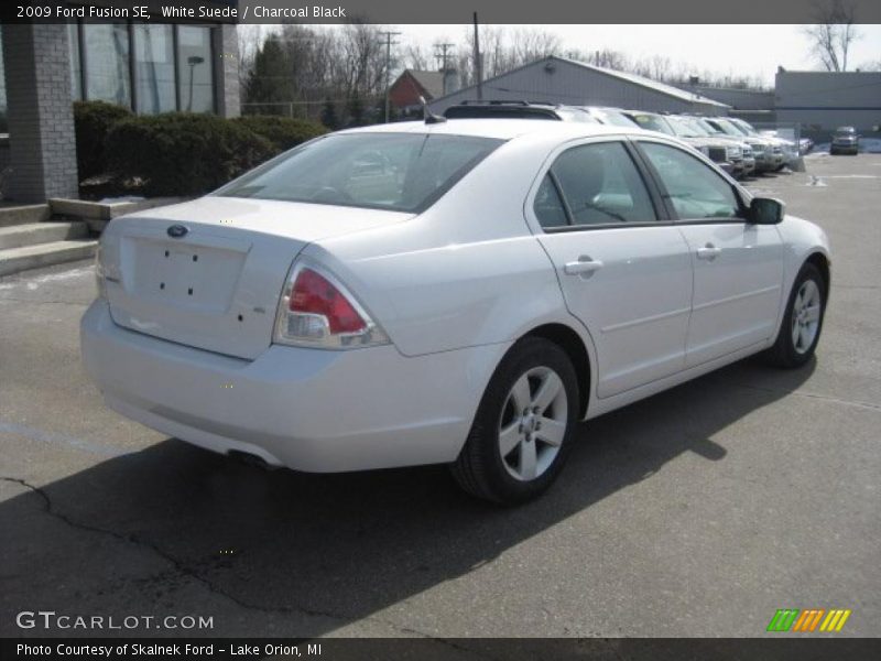 White Suede / Charcoal Black 2009 Ford Fusion SE