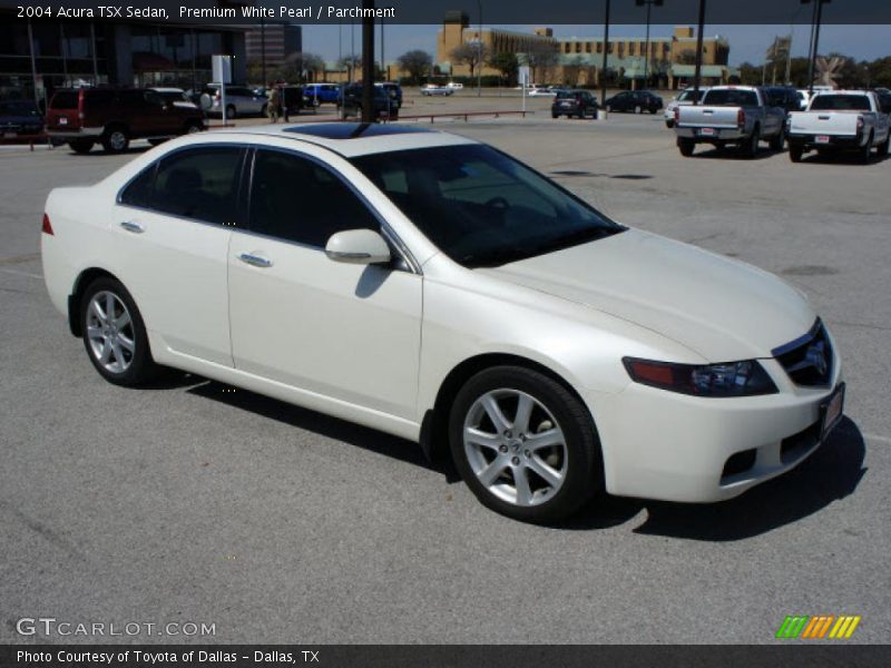 Premium White Pearl / Parchment 2004 Acura TSX Sedan