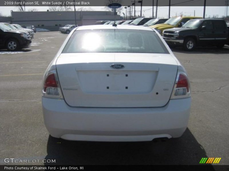 White Suede / Charcoal Black 2009 Ford Fusion SE