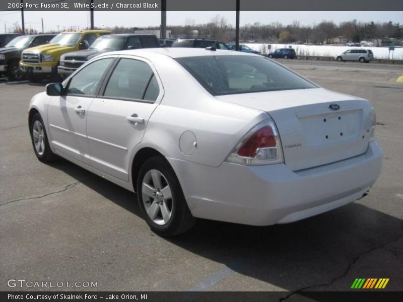 White Suede / Charcoal Black 2009 Ford Fusion SE