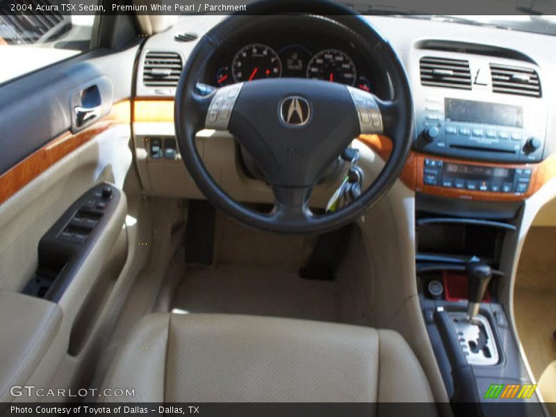 Premium White Pearl / Parchment 2004 Acura TSX Sedan