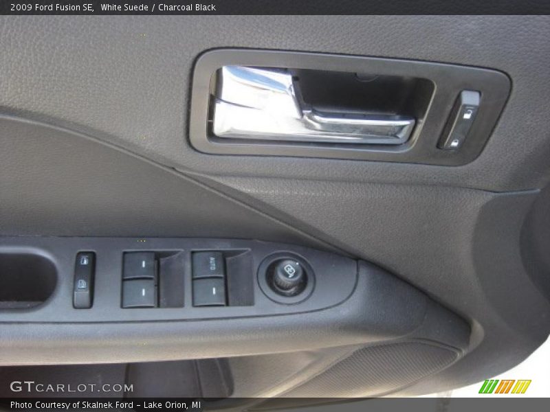 White Suede / Charcoal Black 2009 Ford Fusion SE