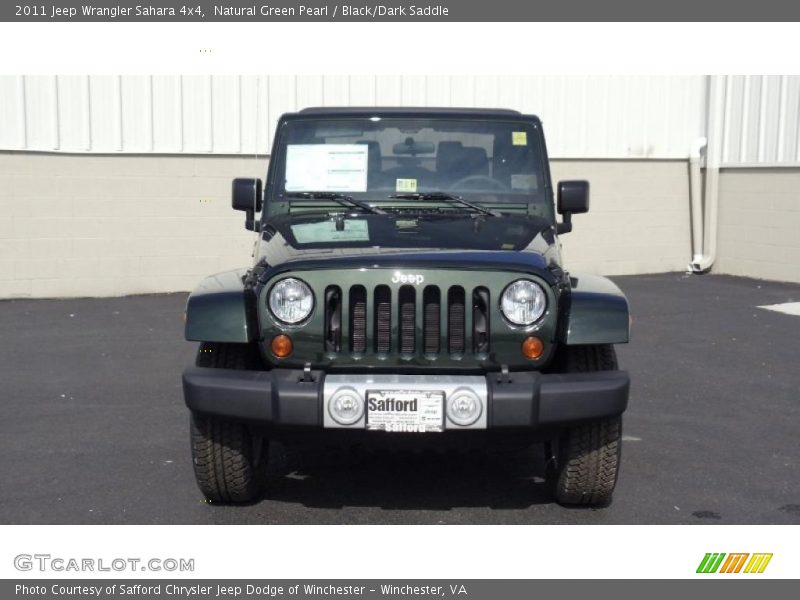 Natural Green Pearl / Black/Dark Saddle 2011 Jeep Wrangler Sahara 4x4