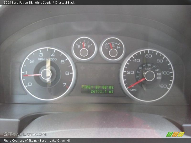 White Suede / Charcoal Black 2009 Ford Fusion SE