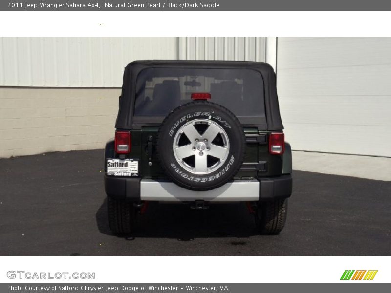 Natural Green Pearl / Black/Dark Saddle 2011 Jeep Wrangler Sahara 4x4