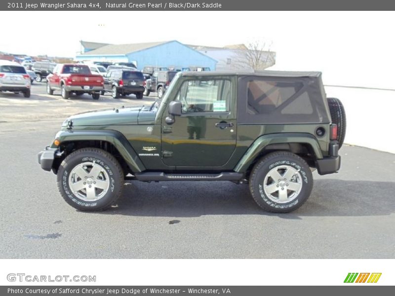 2011 Wrangler Sahara 4x4 Natural Green Pearl
