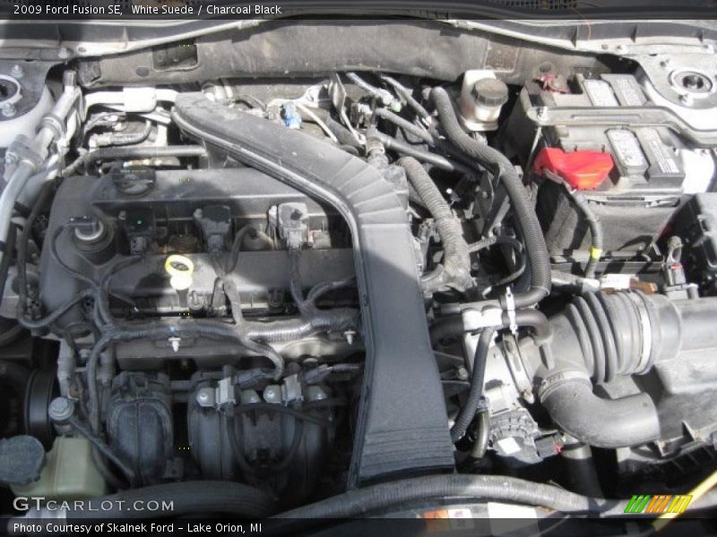 White Suede / Charcoal Black 2009 Ford Fusion SE