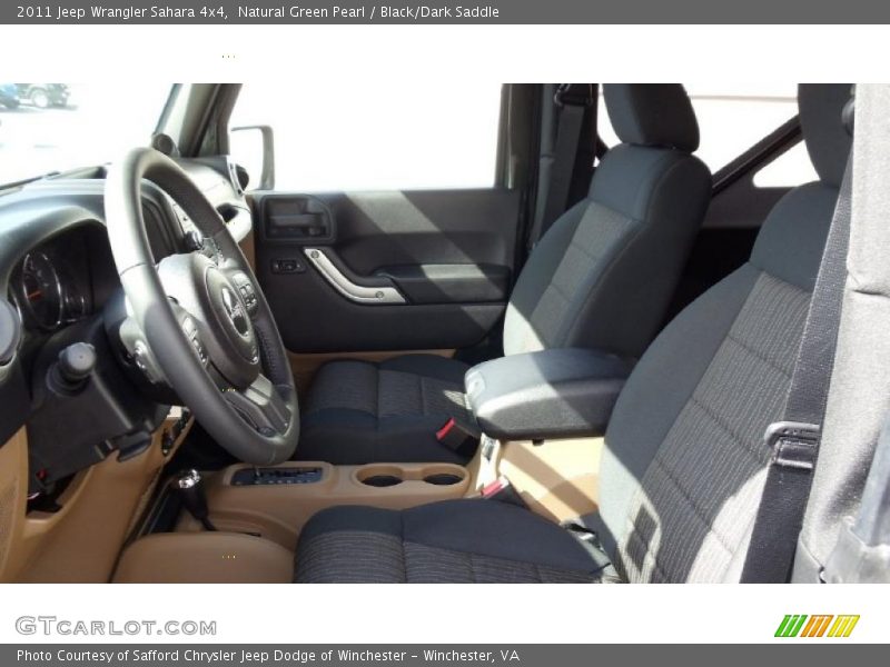 Natural Green Pearl / Black/Dark Saddle 2011 Jeep Wrangler Sahara 4x4