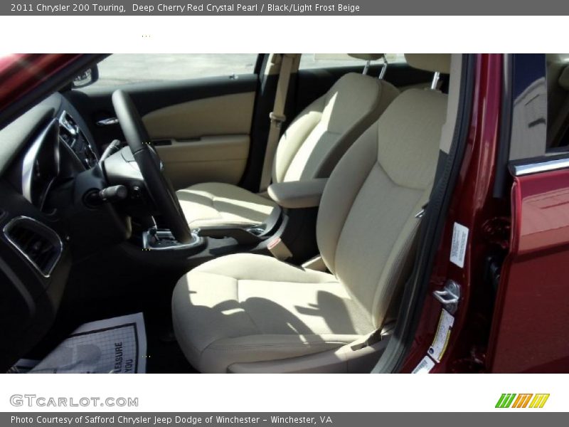  2011 200 Touring Black/Light Frost Beige Interior