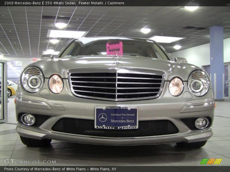 Pewter Metallic / Cashmere 2009 Mercedes-Benz E 350 4Matic Sedan