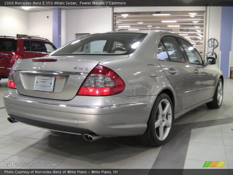 Pewter Metallic / Cashmere 2009 Mercedes-Benz E 350 4Matic Sedan