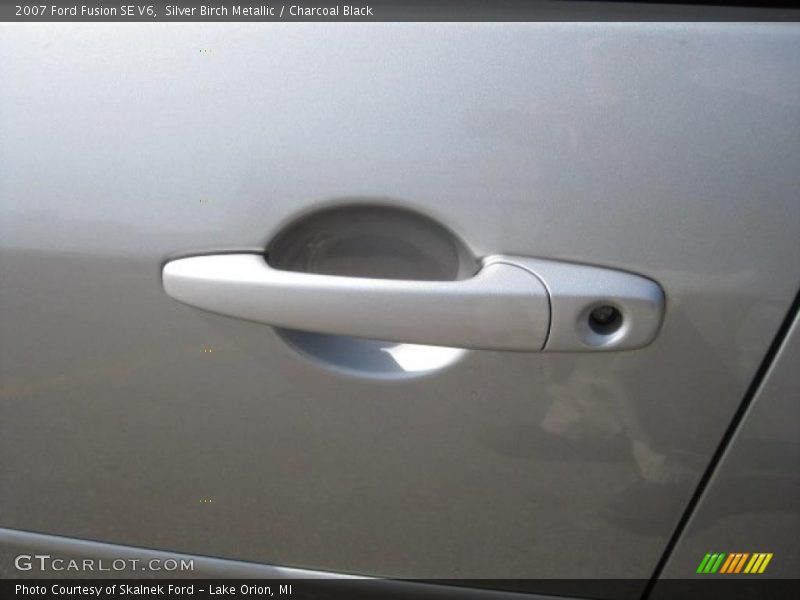 Silver Birch Metallic / Charcoal Black 2007 Ford Fusion SE V6