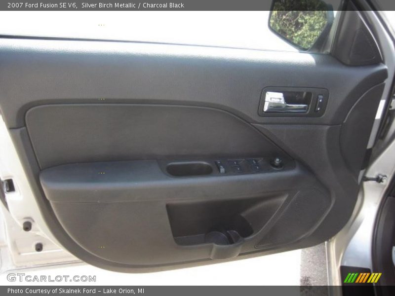 Silver Birch Metallic / Charcoal Black 2007 Ford Fusion SE V6