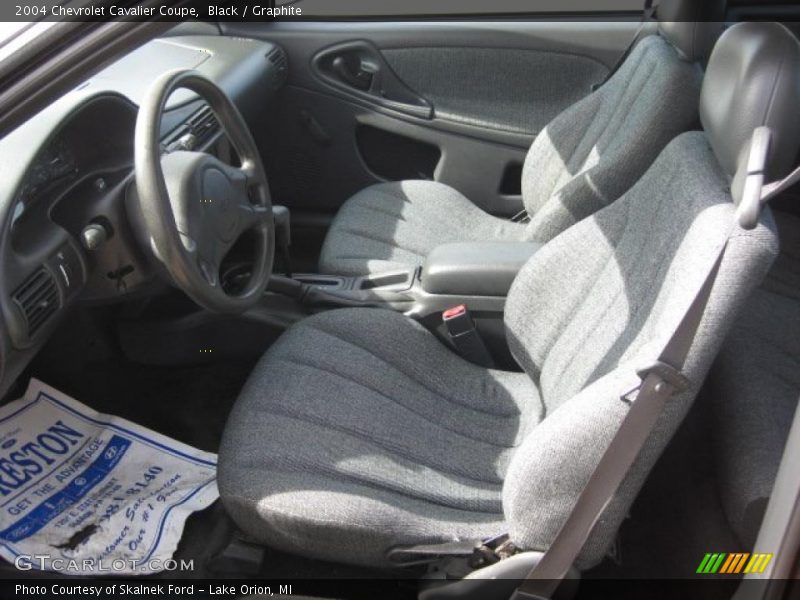 Black / Graphite 2004 Chevrolet Cavalier Coupe