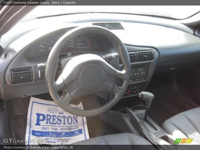 Black / Graphite 2004 Chevrolet Cavalier Coupe